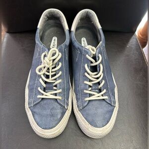 Blue And White Wolky Sneakers